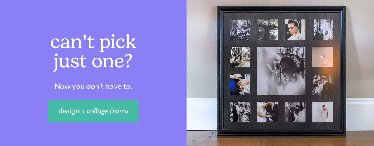 Can't pick just one? Now you don't have to. Design a Collage Frame