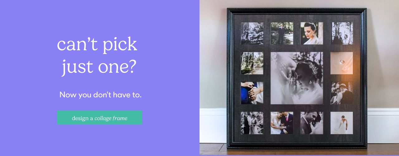 Can't pick just one? Now you don't have to. Design a Collage Frame