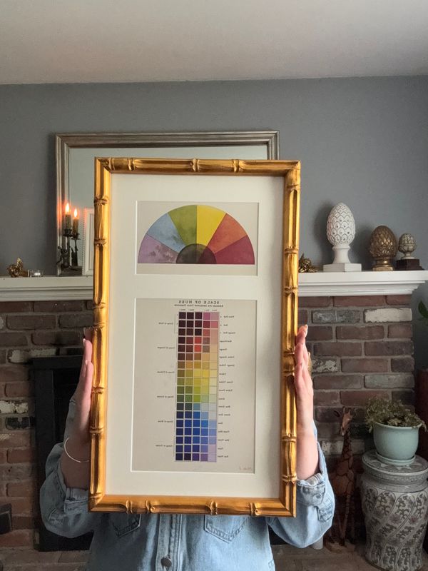bamboo frame for collage 