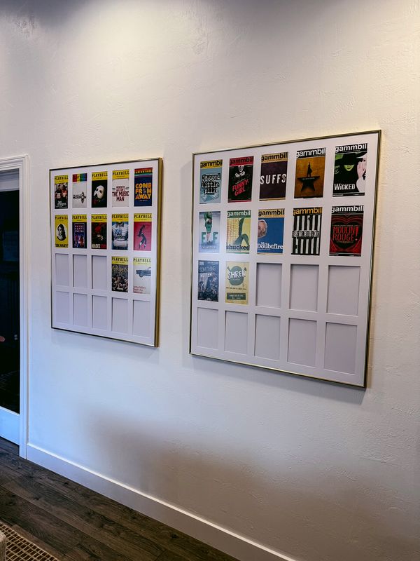 collage frame for playbills