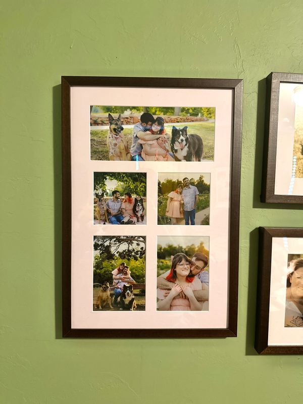 collage frame of family photos